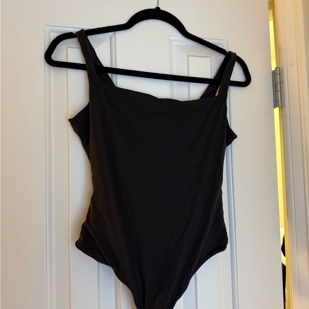 SKIMS Unlined Plunge Thong Bodysuit